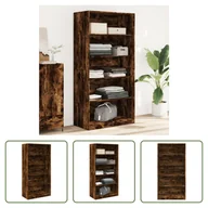 Szafy - The Living Store Szafa dąb wędzony 100x50x200 cm materiał drewnopochodny - miniaturka - grafika 1