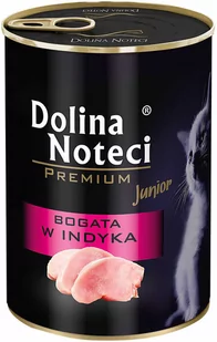 Dolina Noteci Premium Junior, 12 x 400 g - Bogata w indyka - Mokra karma dla kotów - miniaturka - grafika 1