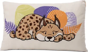 NICI NICI 49811 Poduszka przytulanka ryś Lyka 43x25cm GREEN - Maskotki i pluszaki - miniaturka - grafika 1