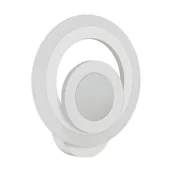 Lampy ścienne - Kinkiet ścienny okrągły Orbit 04028 Ideus LED 14W 4200K IP44 ring biały - miniaturka - grafika 1