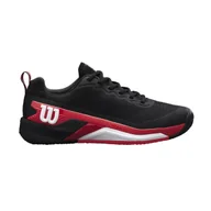 Buty sportowe męskie - Męskie buty tenisowe Wilson Rush Pro 4.5 Clay Black/Infrared EUR 46 - miniaturka - grafika 1