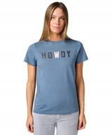 Koszulki i topy damskie - T-shirt Wrangler GRAPHIC TEE 112362575 Dusty Blue XS - miniaturka - grafika 1