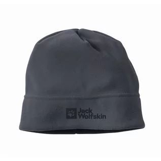 Czapki męskie - Czapka polarowa Jack Wolfskin REAL STUFF BEANIE ebony - ONE SIZE - grafika 1