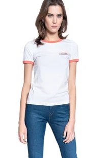 Damska koszulka t-shirt Lee RINGER TEE XS - Koszulki i topy damskie - miniaturka - grafika 1