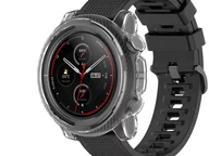 Akcesoria do smartwatchy - Alogy Etui silikonowe nakładka case do Xiaomi Amazfit Stratos 3 Przezroczyste 9476X10 - miniaturka - grafika 1