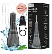 Irygatory do zębów - Irygator Przenośny Bezprzewodowy Dentystyczny do Zębów Jamy Ustnej 500 ml - miniaturka - grafika 1