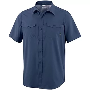 Koszule męskie - COLUMBIA Utilizer II koszula męska z krótkim rękawem, niebieski, xxl - grafika 1