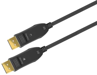 Goobay 64868 kabel DisplayPort 30 m Czarny - Kable komputerowe i do monitorów - miniaturka - grafika 1