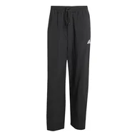 Spodnie męskie - adidas Mężczyźni ESSENTIALS SMALL LOGO WOVEN OPEN HEM PANT, Black/White, M - miniaturka - grafika 1