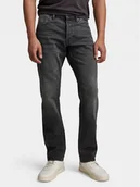 Spodnie męskie - G-Star Raw Jeansy Mosa D23692-B479 Czarny Straight Fit - miniaturka - grafika 1