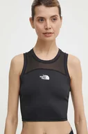 Koszulki sportowe damskie - The North Face top sportowy Movmynt damski kolor czarny NF0A8815JK31 - miniaturka - grafika 1