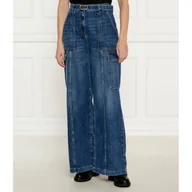 Spodnie damskie - TWINSET Jeansy flare fit high waist - miniaturka - grafika 1