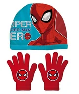 Czapki dla dzieci - Zestaw Czapka Rękawiczki Zimowe Spiderman Marvel Dziecięce Komplet 48/51 Cm - miniaturka - grafika 1