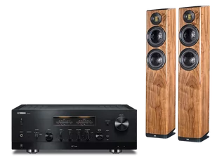 Yamaha R-N2000A (czarny) + Vela FS407 (orzech) - Zestawy stereo - miniaturka - grafika 1