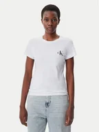 Koszulki i topy damskie - Calvin Klein Jeans Komplet 2 t-shirtów J20J219734 Kolorowy Slim Fit - miniaturka - grafika 1