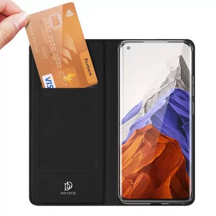 Dux Ducis Skin Pro kabura etui pokrowiec z klapką Xiaomi Mi 11 Pro czarny - Etui i futerały do telefonów - miniaturka - grafika 2