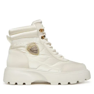 Trapery Blauer F5BLANCA03/NYP Biały - Botki damskie - miniaturka - grafika 1