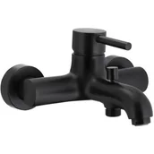 Baterie wannowe i prysznicowe - KFA Armatura Armatura Moza bateria wannowo-prysznicowa czarny 503401081 - miniaturka - grafika 1