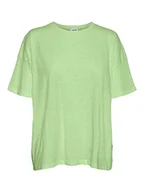 Koszulki i topy damskie - Noisy may Damski T-shirt Nmmathilde S/S Top Noos, Quiet Green, M - miniaturka - grafika 1