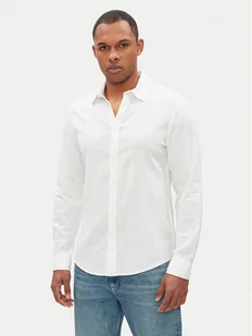Pepe Jeans Koszula Arnau PM308844 Biały Regular Fit - Koszule męskie - miniaturka - grafika 1
