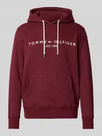 Bluzy męskie - Bluza z kapturem o kroju oversized z mieszanki bawełny - miniaturka - grafika 1