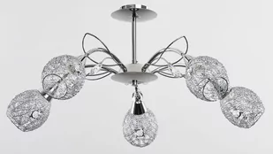 Alfa Plafon oprawa sufitowa Marlena 5x40W E14 chrom 17985 - Lampy sufitowe - miniaturka - grafika 1