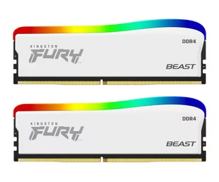 Kingston FURY 16GB (2x8GB) 3600MHz CL17 Beast White RGB - Pamięci RAM - miniaturka - grafika 1