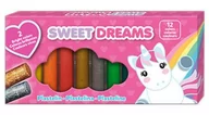 Masy plastyczne - Kids Euroswan Plastelina Sweet Dreams KL11250 12 kolorów - miniaturka - grafika 1