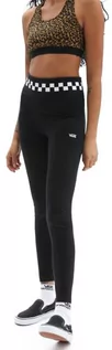 Spodnie i spodenki dla dziewczynek - Vans CHECKMATE black seksowne legginsy - L - grafika 1