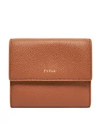 Portfele - Furla Mały Portfel Damski Goccia M Compact WP00469 BX3036 KH RY000 Brązowy - miniaturka - grafika 1