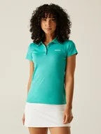 Koszulki sportowe damskie - Regatta Funkcyjna koszulka polo "Maverick V" w kolorze turkusowym - miniaturka - grafika 1