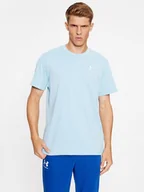 Koszulki męskie - Under Armour T-Shirt Ua M Logo Emb Heavyweight Ss 1373997 Błękitny Loose Fit - miniaturka - grafika 1