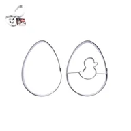 Formy do ciast - Komplet 2 nierdzewnych foremek wielkanocnych Orion Egg - miniaturka - grafika 1
