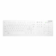 Klawiatury - CHERRY AK-C8112 klawiatura Medyczna RF Wireless QWERTZ Swiss Biały AK-C8112-FUS-W/CH - miniaturka - grafika 1