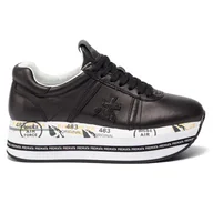 Sneakersy damskie - Sneakersy Premiata Beth 3873 Czarny - miniaturka - grafika 1