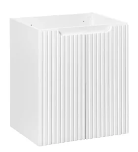 Biała ryflowana szafka łazienkowa pod umywalkę H9-Z64 - Szafki łazienkowe - miniaturka - grafika 1