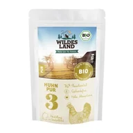 Mokra karma dla kotów - WILDES LAND WILD LAND Organic PUR Adult 12x85g Kurczak pur - miniaturka - grafika 1