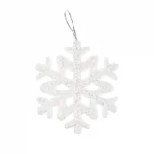 Ozdoby bożonarodzeniowe - Arpex Ozdoba świąteczna Śnieżynka 10 cm - miniaturka - grafika 1