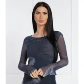 Bluzki damskie - Desigual Tiulowa bluzka | Slim Fit - miniaturka - grafika 1