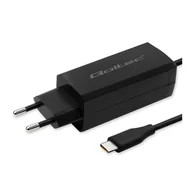 Zasilacze i transformatory - Ładowarka sieciowa qoltec 90w gan super fast 5-20v 3-4.5a usb-c 3.1 laptop smartfon tablet - miniaturka - grafika 1