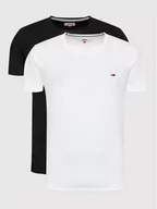 Koszulki męskie - Tommy Jeans Komplet 2 t-shirtów DM0DM15381 Kolorowy Slim Fit - miniaturka - grafika 1