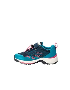 Jack Wolfskin Dzieci uniseks VILI HIKER TEXAPORE LOW K buty do chodzenia, dark sea, 38 EU - Buty dla chłopców - miniaturka - grafika 1