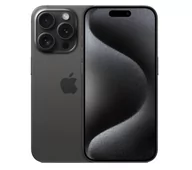 Telefony komórkowe - Apple iPhone 15 Pro 5G 256GB Dual Sim Czarny - miniaturka - grafika 1