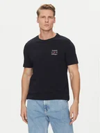 Koszulki męskie - Tommy Hilfiger T-Shirt Stack MW0MW38622 Granatowy Regular Fit - miniaturka - grafika 1
