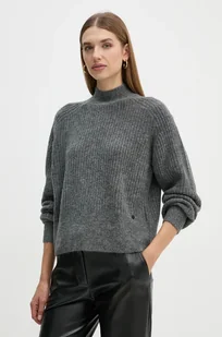 Pepe Jeans sweter z domieszką wełny IRMA PERKINS damski kolor szary z półgolfem PL702191 - Swetry damskie - miniaturka - grafika 1