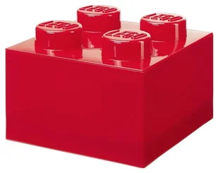 Lego Brick 4 40090804 czerwony przezroczysty - Pojemniki na zabawki - miniaturka - grafika 1