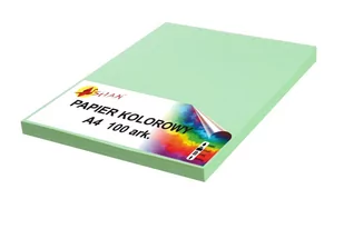 Papier kolorowy A4 80g zielony pastelowy 500 arkuszy - Podobrazia, bloki, papiery - miniaturka - grafika 1