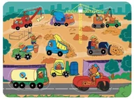 Puzzle - Brimarex Top Bright puzzle drewniane pinezki - Na budowie 8el. 130915 - miniaturka - grafika 1