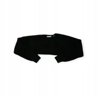 Swetry damskie - Bolerko damskie czarne S - miniaturka - grafika 1