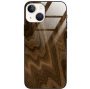 Etui i futerały do telefonów - Etui drewniane iPhone 13 Mini Premium Wood Chocolate Forestzone Glass - miniaturka - grafika 1